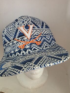 UNIVERSITY OF VIRGINIA Snapback Hat Cap Top of the World Tribal Design Rayon